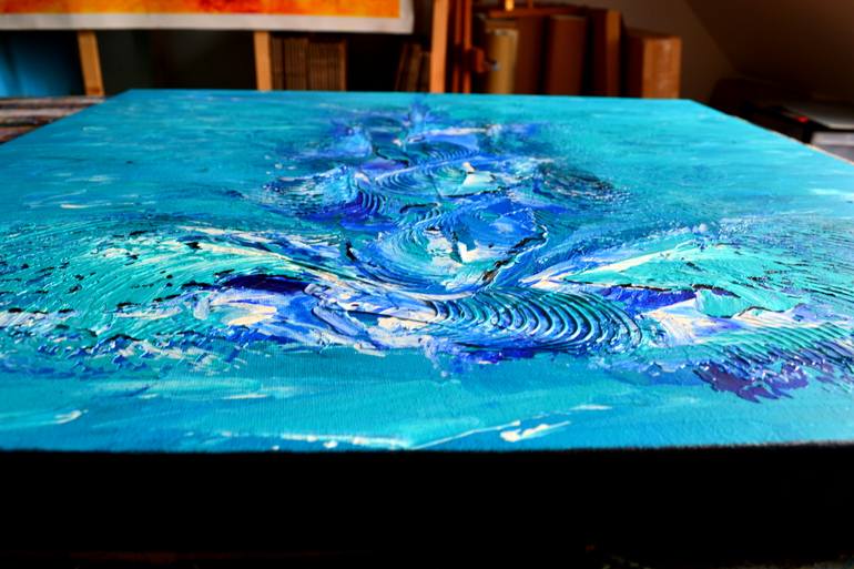 Original Abstract Expressionism Nature Painting by Thierry Vobmann