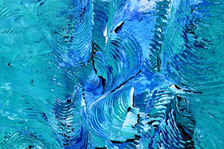 Original Abstract Expressionism Nature Painting by Thierry Vobmann