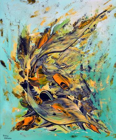 Original Abstract Expressionism Abstract Paintings by Thierry Vobmann