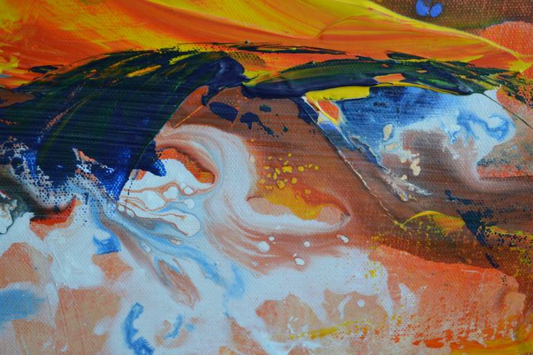 Original Abstract Expressionism Abstract Painting by Thierry Vobmann