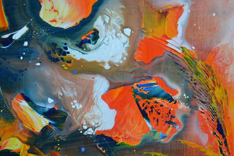 Original Abstract Expressionism Abstract Painting by Thierry Vobmann
