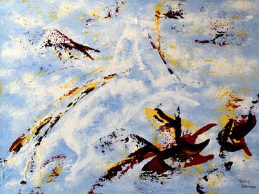 Original Abstract Expressionism Horse Paintings by Thierry Vobmann
