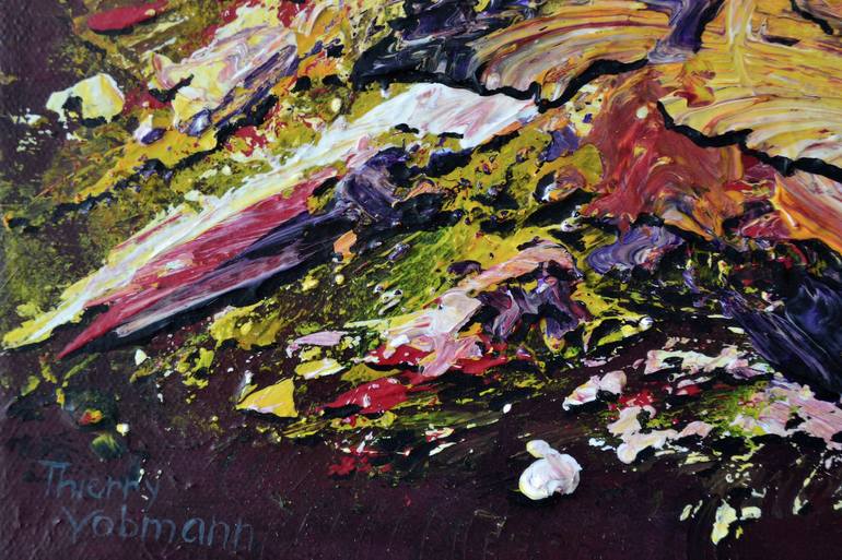 Original Abstract Expressionism Abstract Painting by Thierry Vobmann