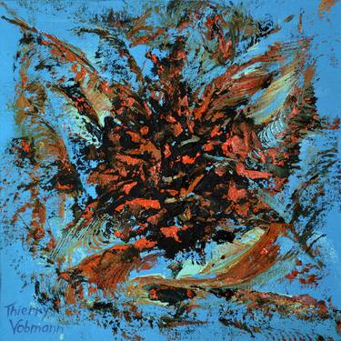 Original Abstract Expressionism Abstract Paintings by Thierry Vobmann
