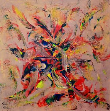 Original Abstract Music Paintings by Thierry Vobmann