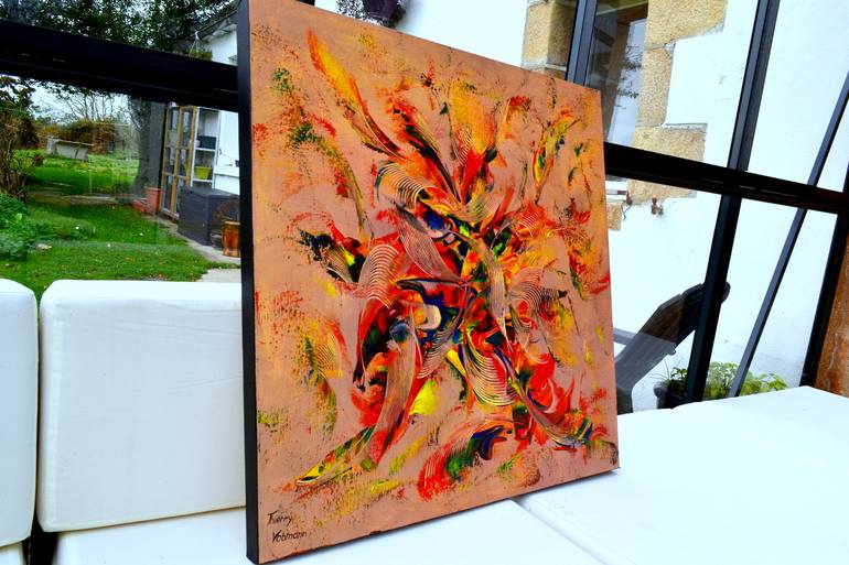 Original Abstract Music Painting by Thierry Vobmann