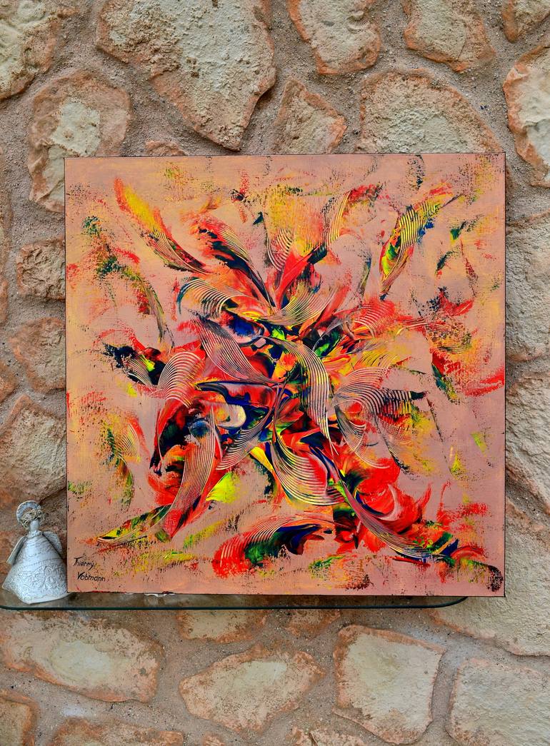 Original Abstract Music Painting by Thierry Vobmann