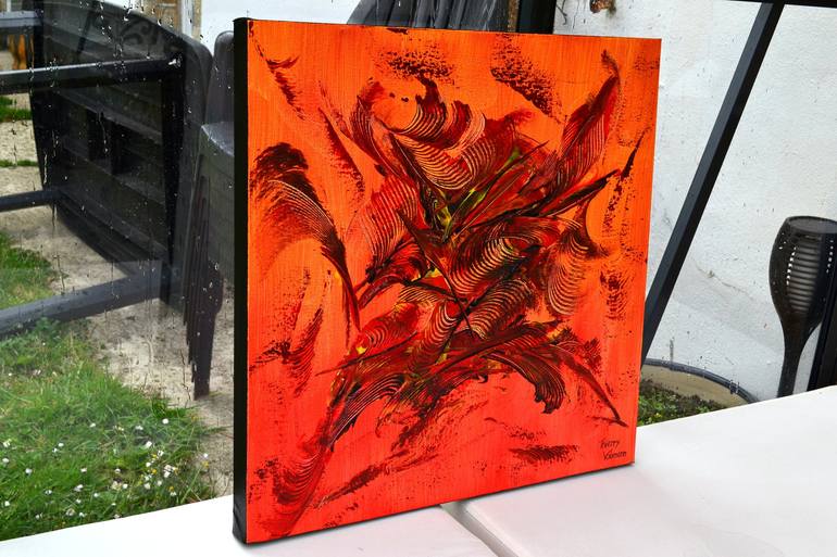 Original Abstract Love Painting by Thierry Vobmann