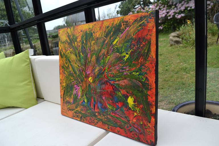 Original Abstract Seasons Painting by Thierry Vobmann