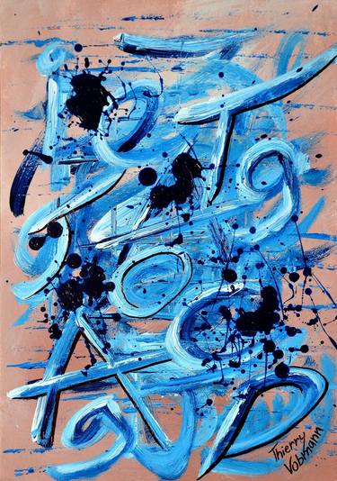 Original Calligraphy Paintings by Thierry Vobmann