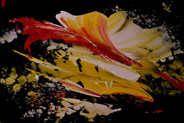 Original Abstract Expressionism Abstract Painting by Thierry Vobmann