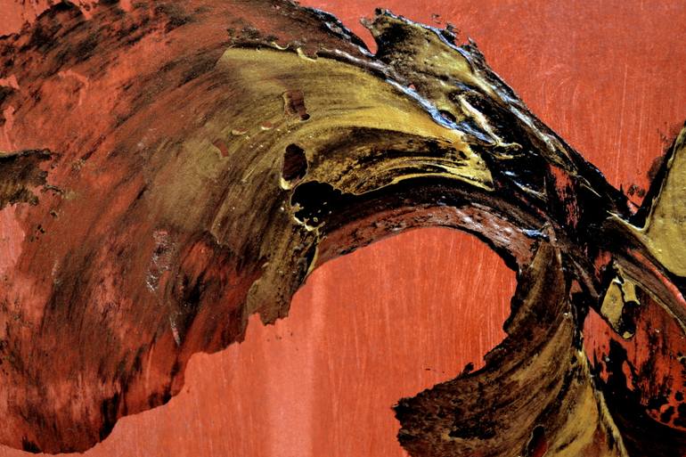 Original Abstract Expressionism Abstract Painting by Thierry Vobmann