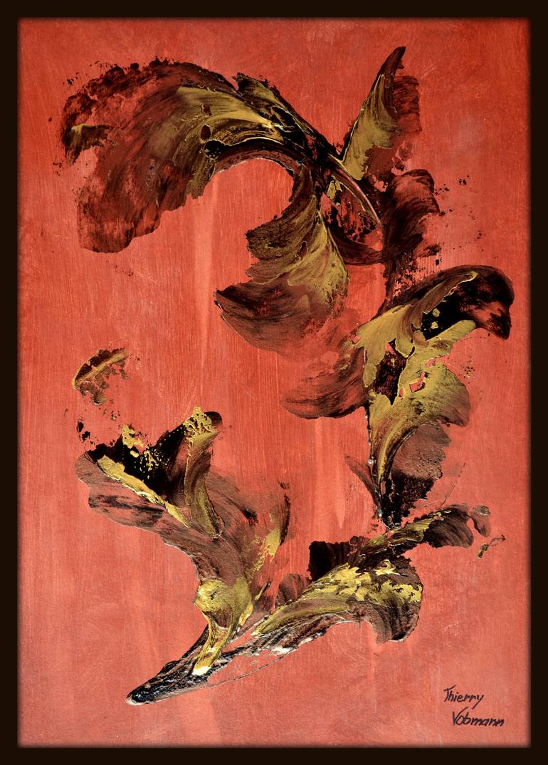 Original Abstract Expressionism Abstract Painting by Thierry Vobmann