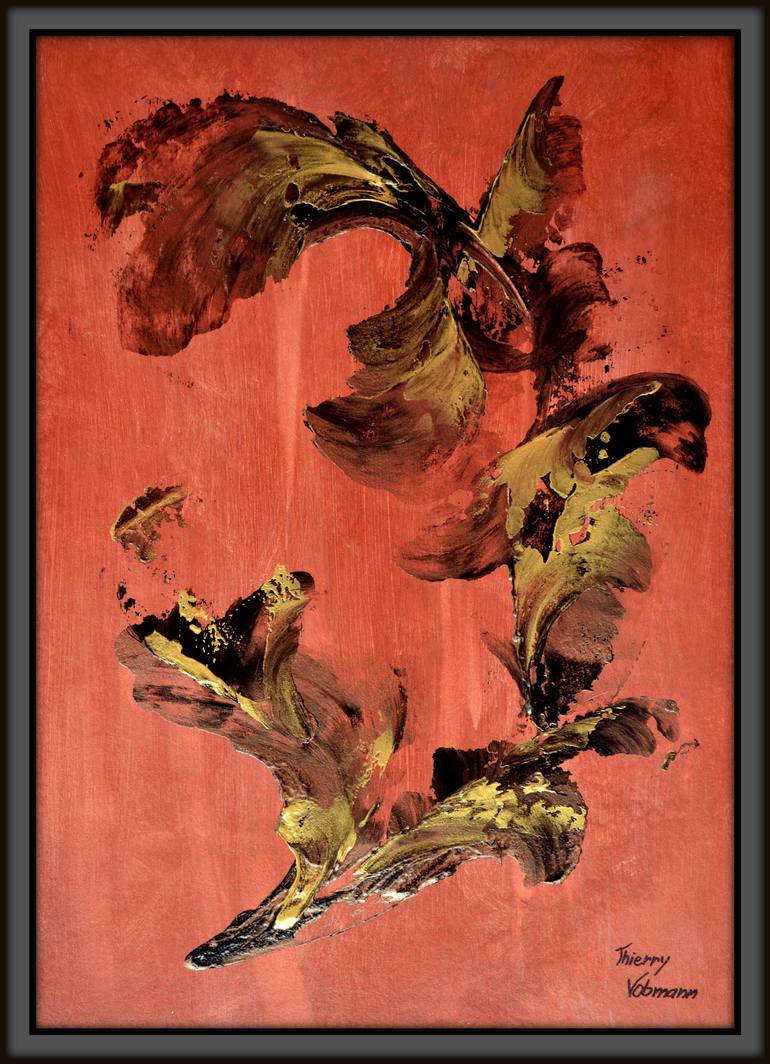 Original Abstract Expressionism Abstract Painting by Thierry Vobmann