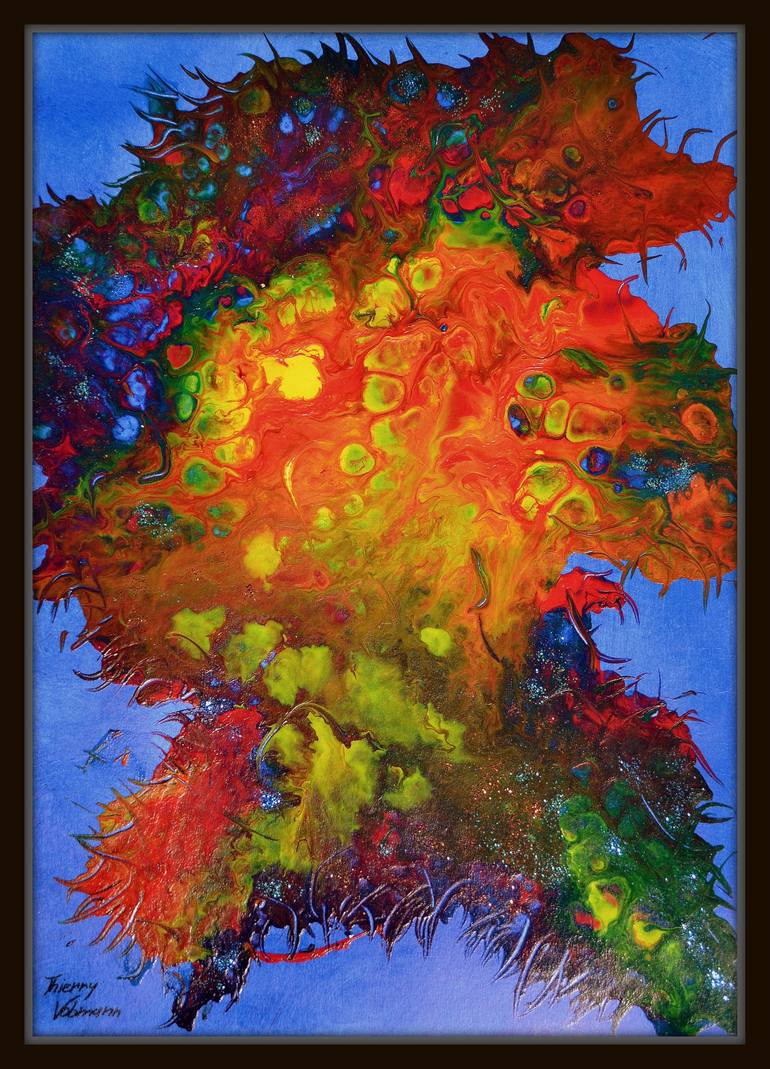 Original Abstract Painting by Thierry Vobmann