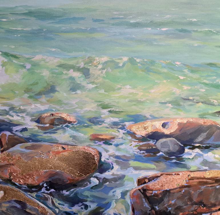 Original Contemporary Seascape Mixed Media by Alexander Koltakov