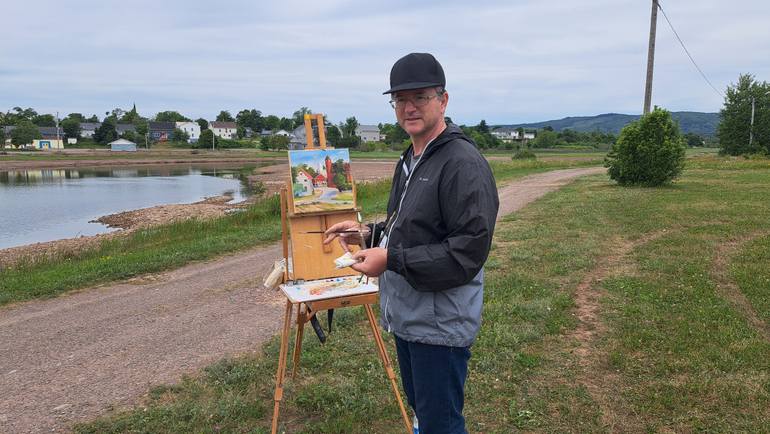 Original Impressionism Landscape Painting by Alexander Koltakov