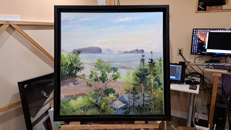 Original Impressionism Landscape Painting by Alexander Koltakov