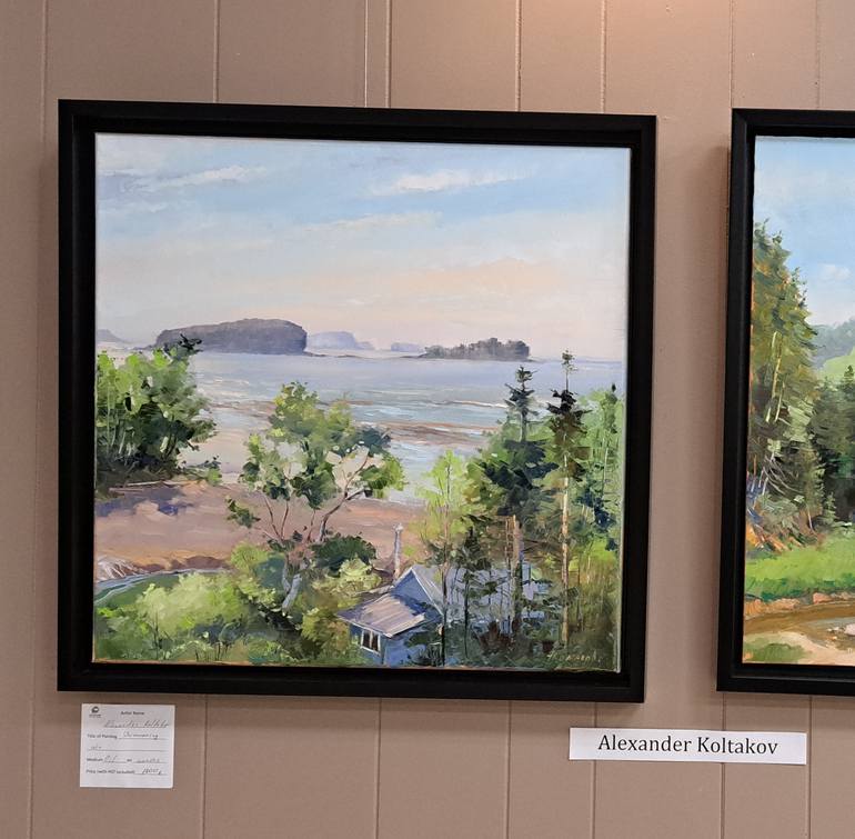 Original Impressionism Landscape Painting by Alexander Koltakov