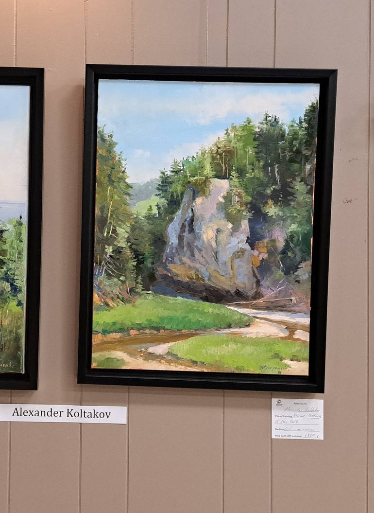 Original Impressionism Landscape Painting by Alexander Koltakov