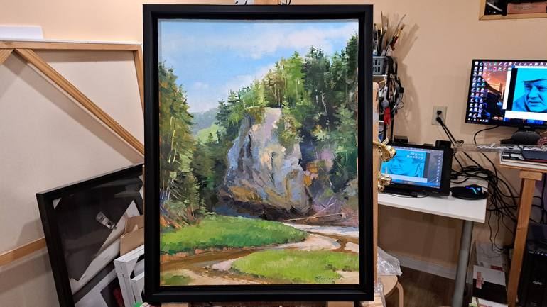 Original Impressionism Landscape Painting by Alexander Koltakov