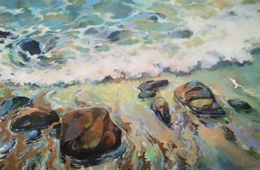 Original Impressionism Seascape Painting by Alexander Koltakov