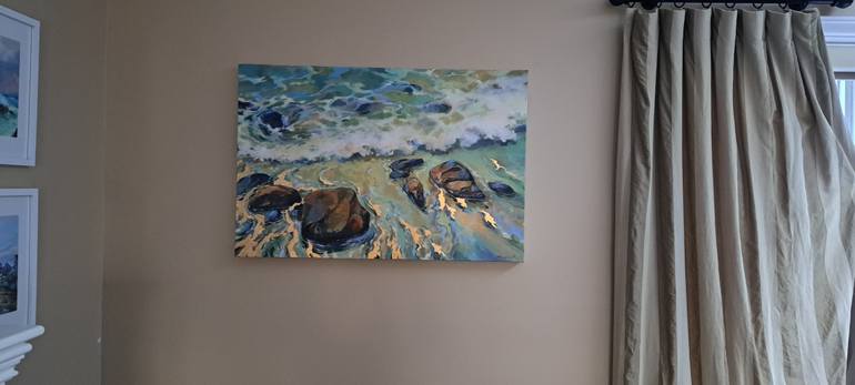 Original Impressionism Seascape Painting by Alexander Koltakov