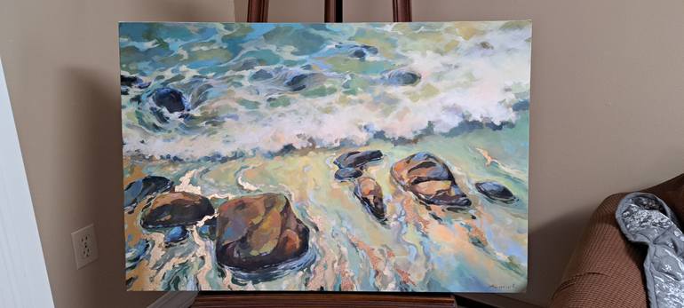 Original Impressionism Seascape Painting by Alexander Koltakov