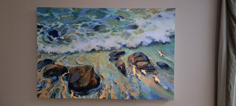 Original Impressionism Seascape Painting by Alexander Koltakov
