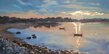 Original Impressionism Seascape Painting by Alexander Koltakov