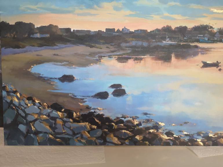 Original Impressionism Seascape Painting by Alexander Koltakov