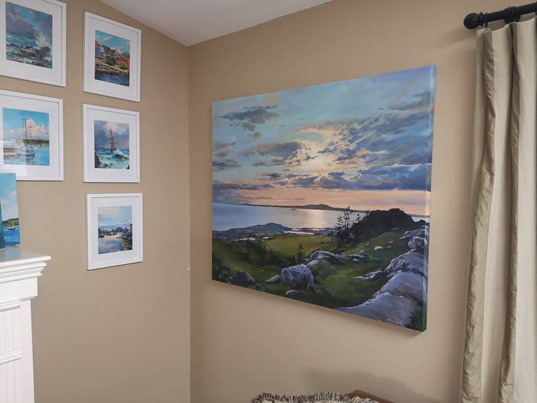 Original Impressionism Seascape Painting by Alexander Koltakov