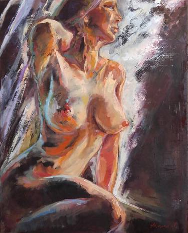 Print of Abstract Nude Paintings by Alexander Koltakov