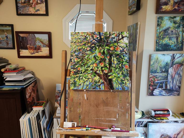 Original Impressionism Nature Painting by Alexander Koltakov