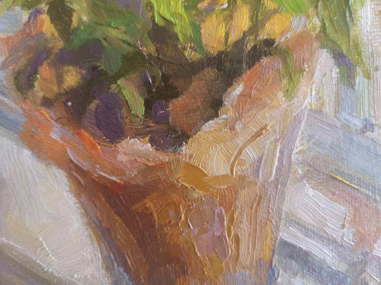 Original Impressionism Still Life Painting by Alexander Koltakov