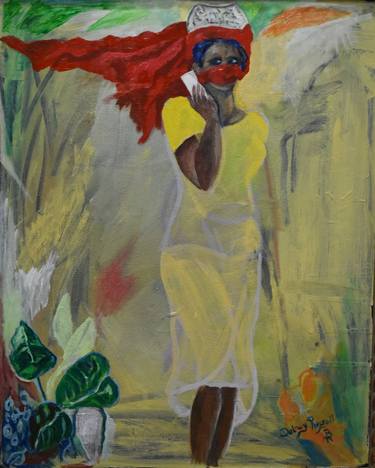 Original Health & Beauty Painting by Delroy Russell