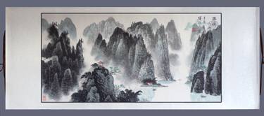 Original Conceptual Landscape Paintings by Zhiwen Luo
