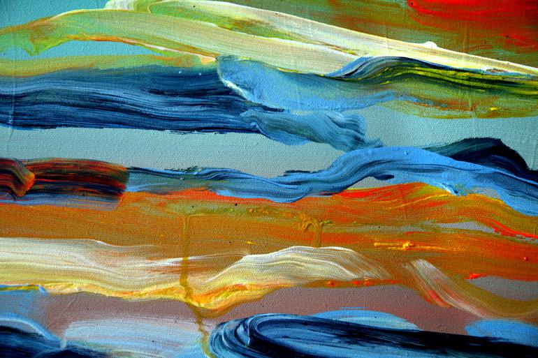 Original Abstract Expressionism Nature Painting by Silja Pogule