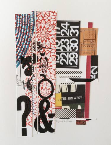 Original Abstract Collage by Aryana B Londir