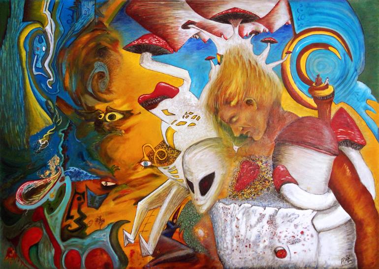 Print of Surrealism Time Paintings by Luar Zorrillo
