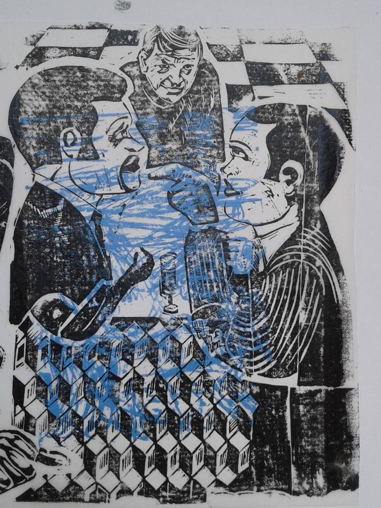 Original Figurative Other Printmaking by Margo Levittoux