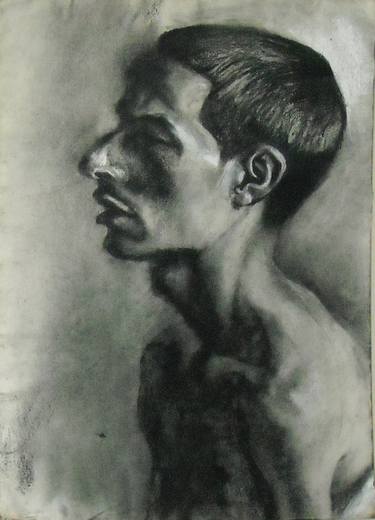 Original Figurative Portrait Drawings by Margo Levittoux