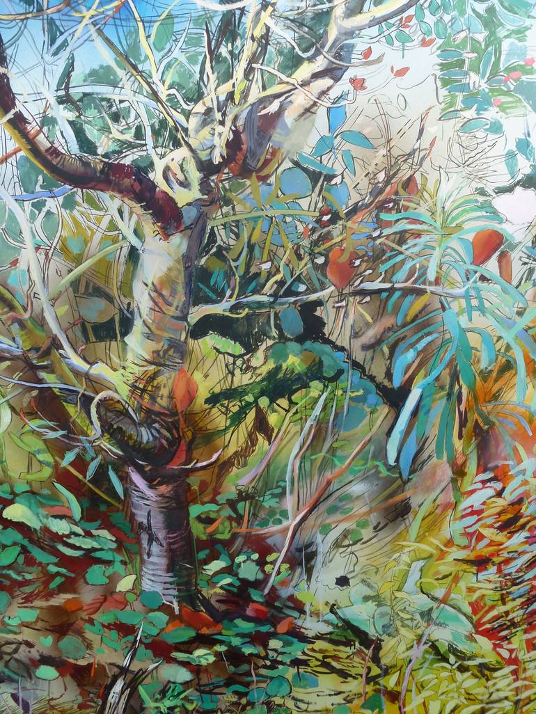 Original Botanic Painting by Margo Levittoux
