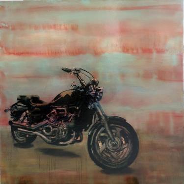 Print of Motorcycle Paintings by Lani Tanaka