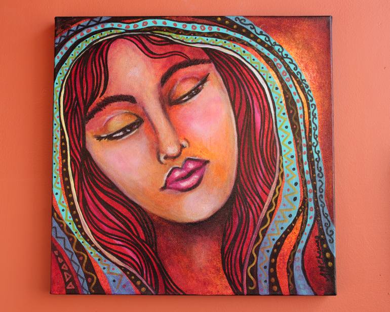 Original Figurative Fantasy Painting by Ann-Marie Cheung