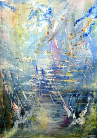 Original Abstract Expressionism Abstract Paintings by Andy Jouan