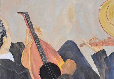 Original Expressionism Music Paintings by Kriss Sullivan
