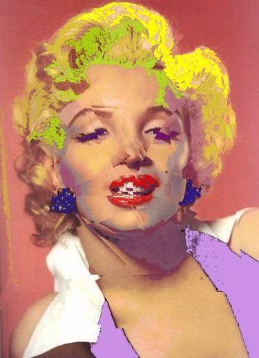 Print of Expressionism Pop Culture/Celebrity Mixed Media by Marc Damon Rubin