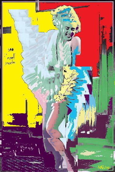 Original Pop Art Pop Culture/Celebrity Mixed Media by Marc Damon Rubin