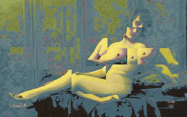 Original Figurative Nude Digital by Marc Damon Rubin